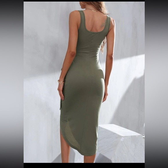 Tie side Tank Dress - Picture 2 of 5